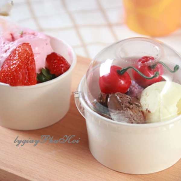 Tô Giấy Trắng 8oz (250ml)